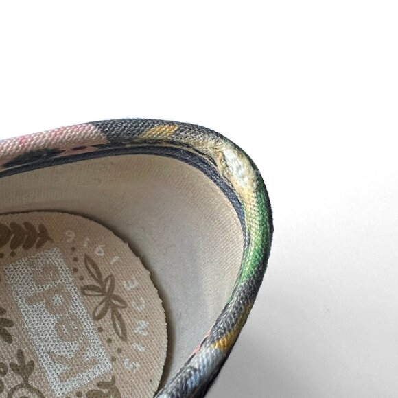 Keds x Rifle Paper Co Double Decker Wild Rose Canvas Slip-On, Sz 8.5 - Picture 10 of 11